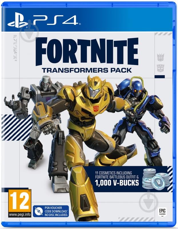 Гра Sony консольна PS4 Fortnite - Transformers Pack код активації - фото 1