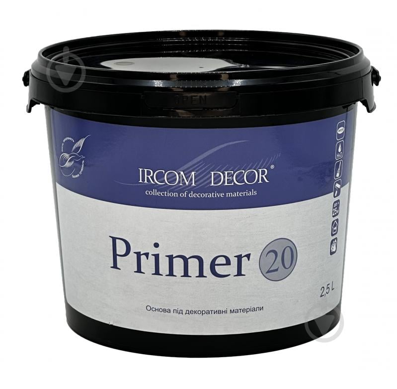 Грунтовка адгезионная Ircom Decor Primer 20 для декоративных материалов 2.5 л - фото 1