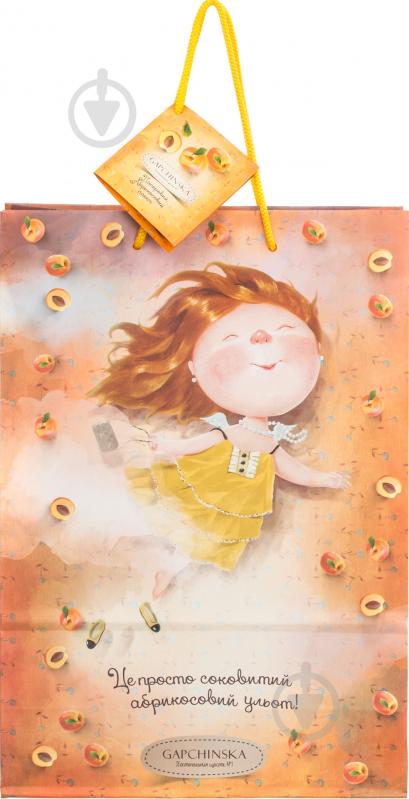 Пакет паперовий Абрикосовий ульот Gapchinska 25,5х17х7 - фото 2 Пакет паперовий Абрикосовий ульот Gapchinska 25,5х17х7 - фото 2