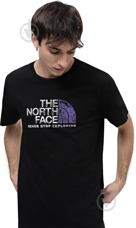 Футболка THE NORTH FACE M S/S RUST 2 TEE NF0A87NWJK31 р.L черный - фото 1