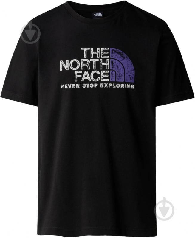 Футболка THE NORTH FACE M S/S RUST 2 TEE NF0A87NWJK31 р.L черный - фото 4