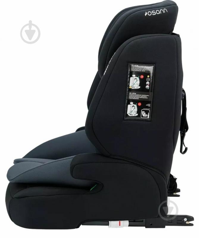Автокресло OSANN Jazzi Isofix i-Size Nero черный с серым ec102-287-194 - фото 3
