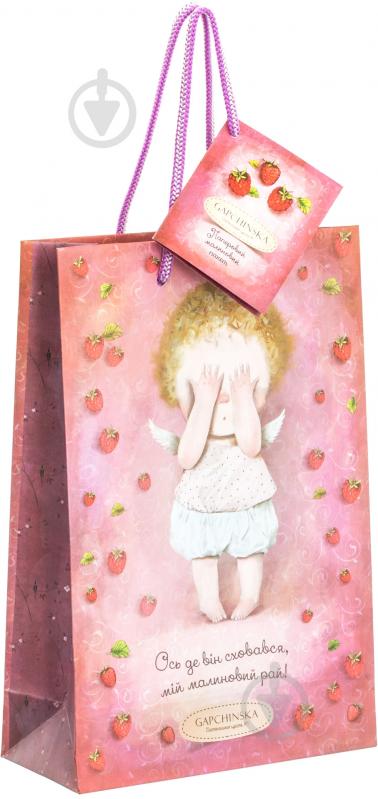 Пакет бумажный Малиновый рай Gapchinska 34х23х10 - фото 2