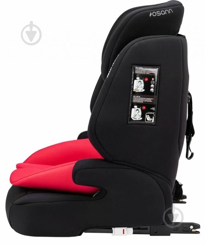 Автокресло OSANN Jazzi Isofix i-Size Nero+Coral черный с красным ecp102-287-19 - фото 3 Автокресло OSANN Jazzi Isofix i-Size Nero+Coral черный с красным ecp102-287-19 - фото 3