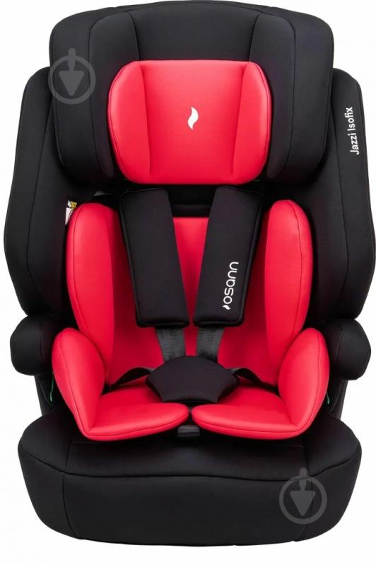 Автокресло OSANN Jazzi Isofix i-Size Nero+Coral черный с красным ecp102-287-19 - фото 2 Автокресло OSANN Jazzi Isofix i-Size Nero+Coral черный с красным ecp102-287-19 - фото 2