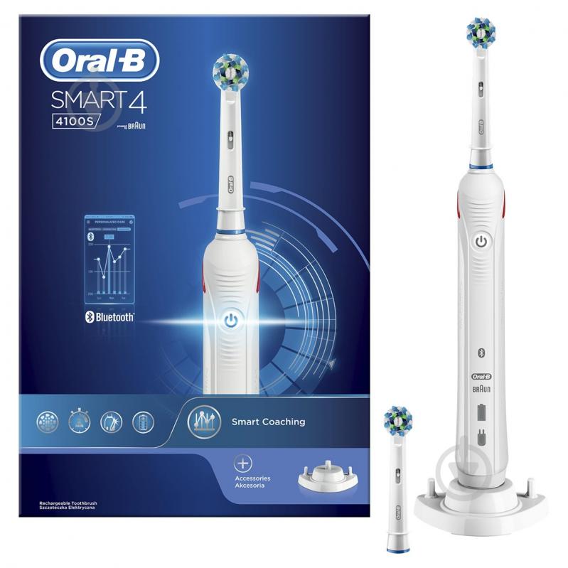 ᐉ Электрическая зубная щетка Oral-B Smart 4 White • Купить в Киеве ...