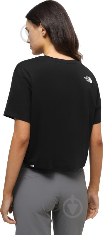 Футболка THE NORTH FACE W SIMPLE DOME CROPPED SLIM TEE NF0A87U4JK31 р.M чорний - фото 2