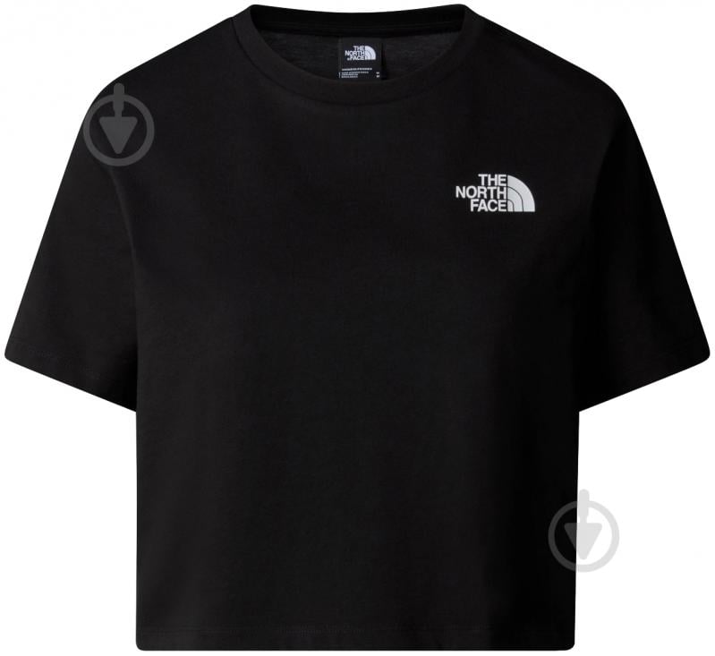 Футболка THE NORTH FACE W SIMPLE DOME CROPPED SLIM TEE NF0A87U4JK31 р.XS чорний - фото 4