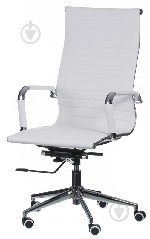 Кресло офисное Special4You Solano artleather белый - фото 2