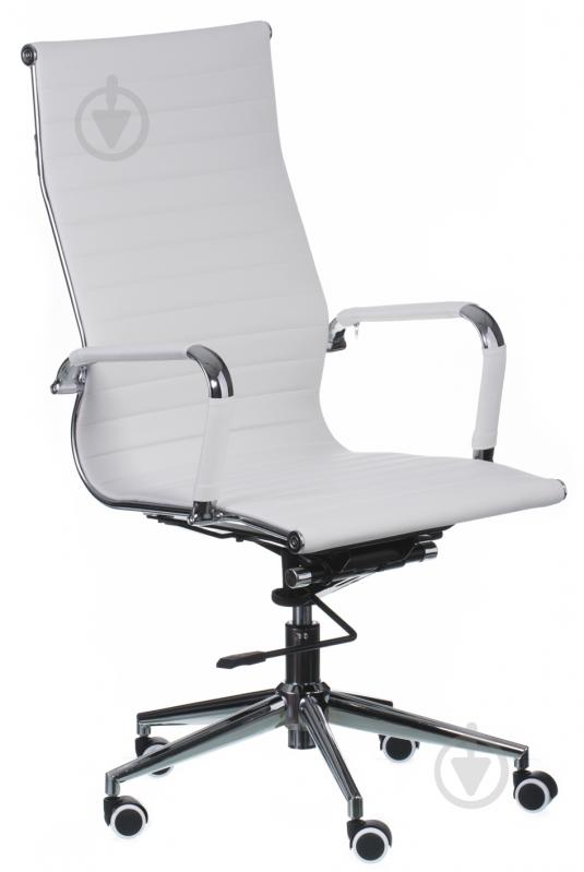 Кресло офисное Special4You Solano artleather белый - фото 3