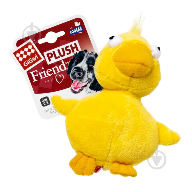 ᐉ Игрушка для собак GiGwi Утка с пищалкой Plush МТХ 11 см • Купить в ...