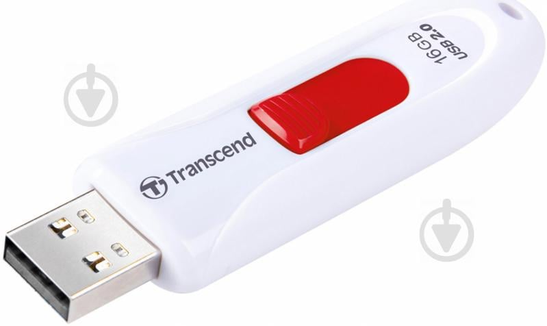 Флеш-пам'ять USB Transcend JetFlash 590 16 ГБ USB 2.0 white (TS16GJF590W) - фото 2