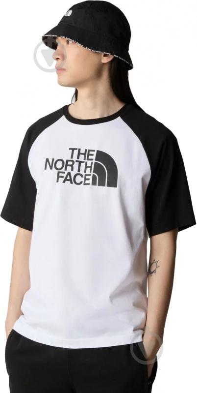 Футболка THE NORTH FACE M S/S RAGLAN EASY TEE NF0A87N7FN41 р.L белый - фото 1