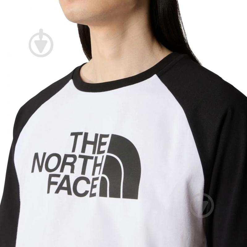 Футболка THE NORTH FACE M S/S RAGLAN EASY TEE NF0A87N7FN41 р.L белый - фото 4