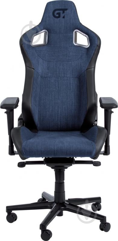 Кресло GT Racer X-8005 темно-синий/черный - фото 2