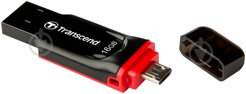 Флеш-память USB Transcend JetFlash 340 16 ГБ USB 2.0microUSB (OTG) (TS16GJF340) - фото 3