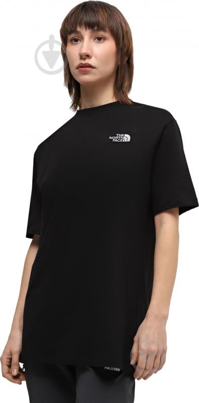 Футболка THE NORTH FACE W S/S ESSENTIAL OVERSIZE TEE NF0A87NQJK31 р.S чорний - фото 1