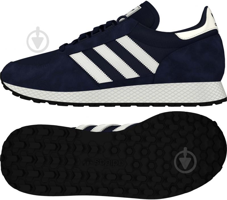 Кроссовки мужские Adidas Forest Grove CG5675 р.42 темно-синие - фото 6 Кроссовки мужские Adidas Forest Grove CG5675 р.42 темно-синие - фото 6