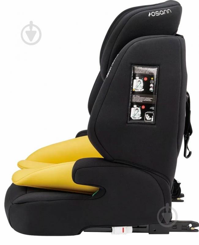 Автокресло OSANN Jazzi Isofix i-Size Pineapple черный с желтым ecp102-287-03 - фото 3