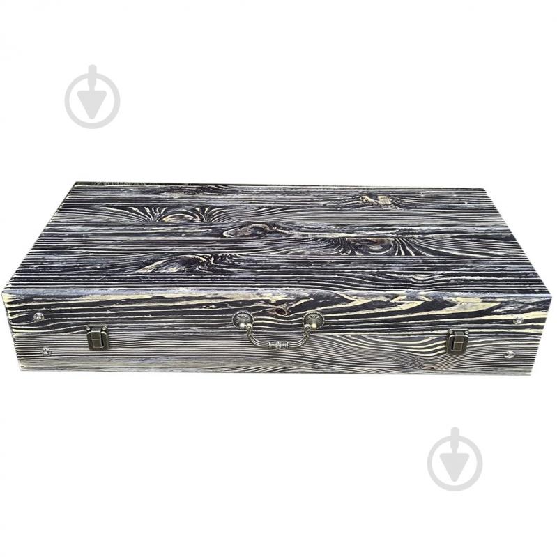 Набор шампуров Metalzavod кейс-стол "Просто неба" темная текстура - фото 5 Набор шампуров Metalzavod кейс-стол "Просто неба" темная текстура - фото 5