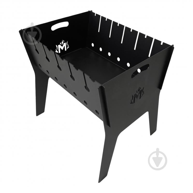 Мангал раскладной Metalzavod Феникс на 6 шампуров 2 мм двухуровневый - фото 2