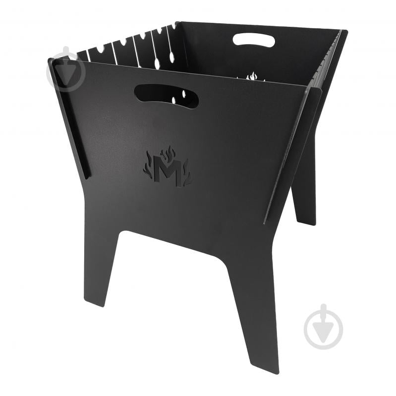 Мангал раскладной Metalzavod Феникс на 6 шампуров 2 мм двухуровневый - фото 5