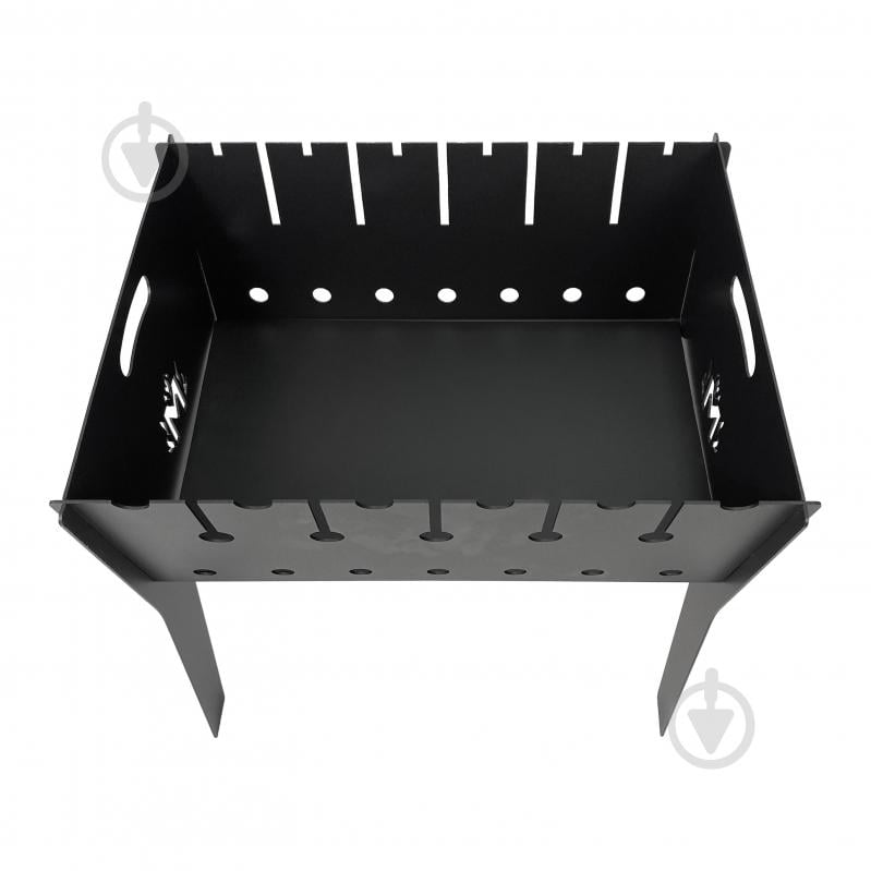 Мангал раскладной Metalzavod Феникс на 6 шампуров 2 мм двухуровневый - фото 6