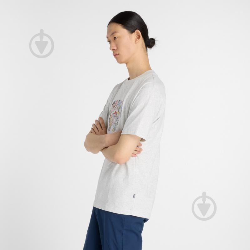 Футболка New Balance MT53905AHH р.XL серый - фото 5 Футболка New Balance MT53905AHH р.XL серый - фото 5