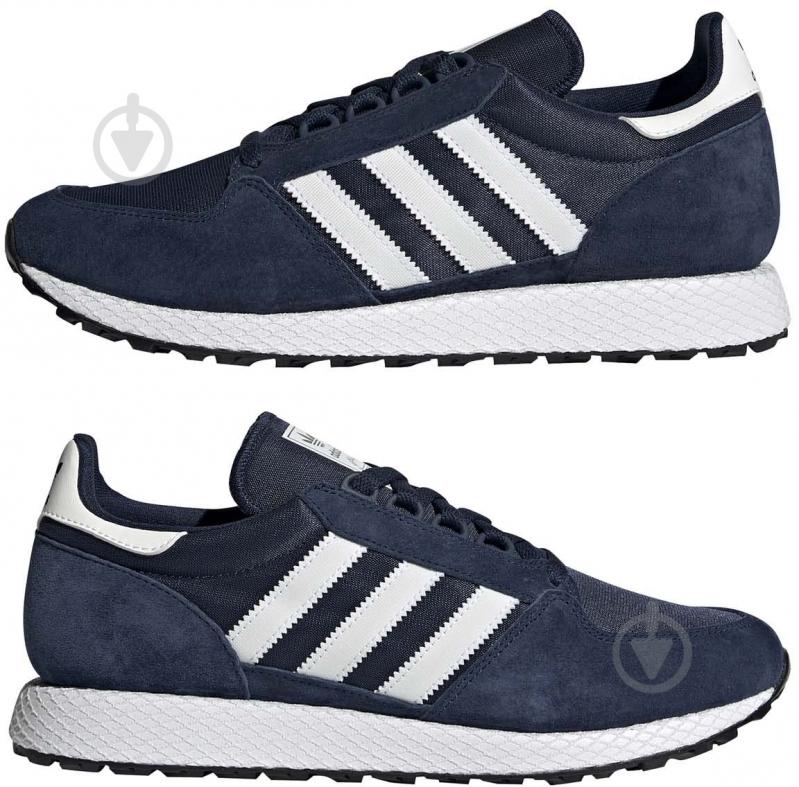 Кроссовки мужские Adidas Forest Grove CG5675 р.43 1/3 темно-синие - фото 4