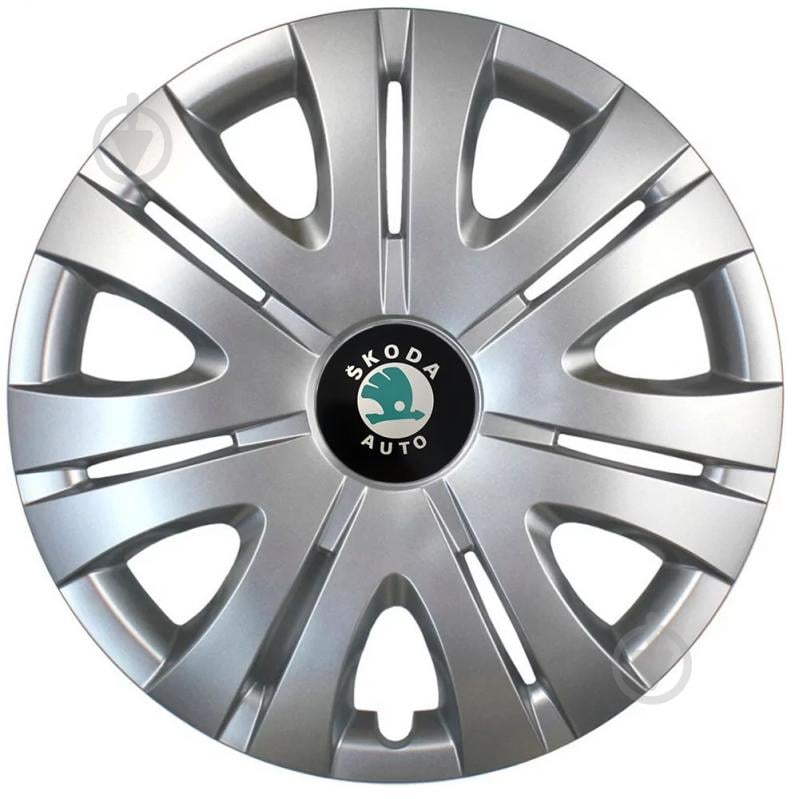 Колпак для колес SKS Skoda 408 104527 R16" 4 шт. серебряный - фото 1