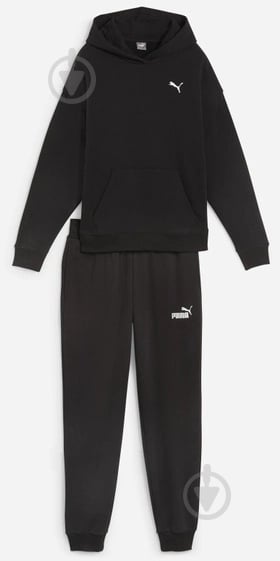 Спортивний костюм Puma Loungewear Suit TR 67992001 р.XXS чорний - фото 1