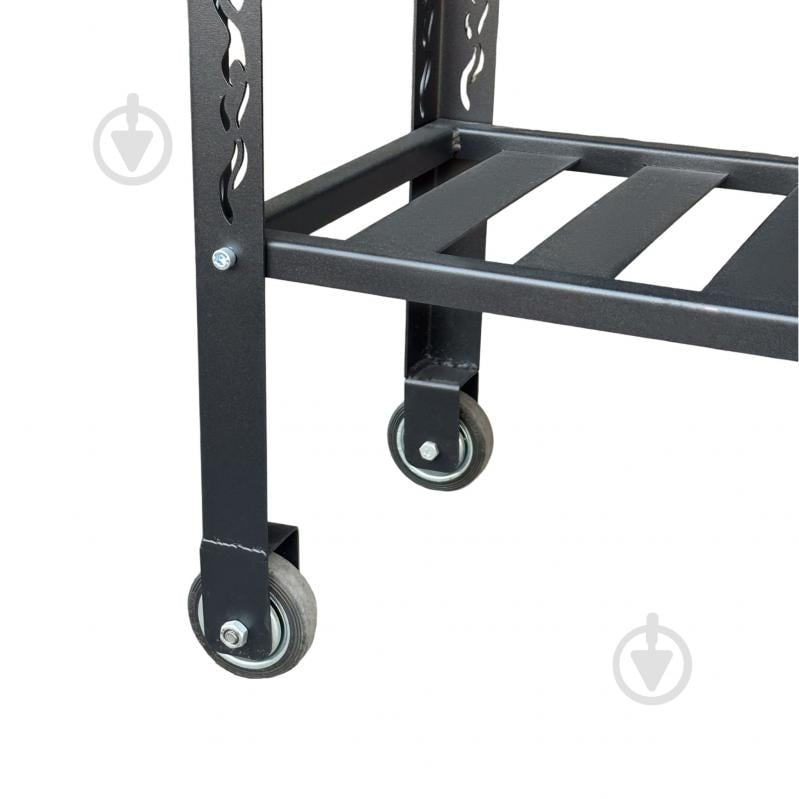 Мангал-барбекю Metalzavod "Гелиос" на 12 шампуров 4 мм с колесами - фото 6 Мангал-барбекю Metalzavod "Гелиос" на 12 шампуров 4 мм с колесами - фото 6