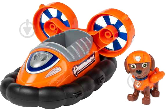 Фигурка Spin Master Paw Patrol Щенячий патруль базовый спасательный автомобиль с водителем Зума SM16775/9955 - фото 4