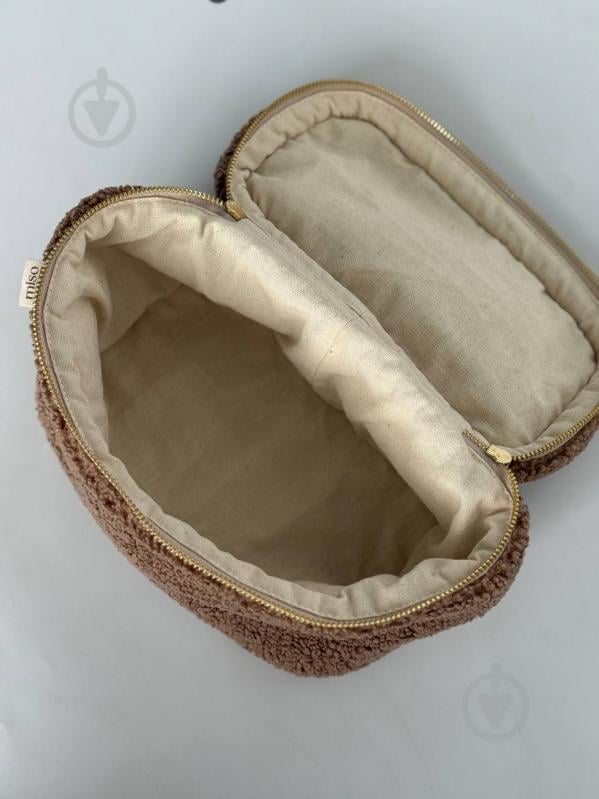 Косметичка MISO accessory TEDDY сундук серый - фото 4