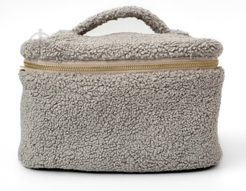 Косметичка MISO accessory TEDDY сундук серый - фото 1