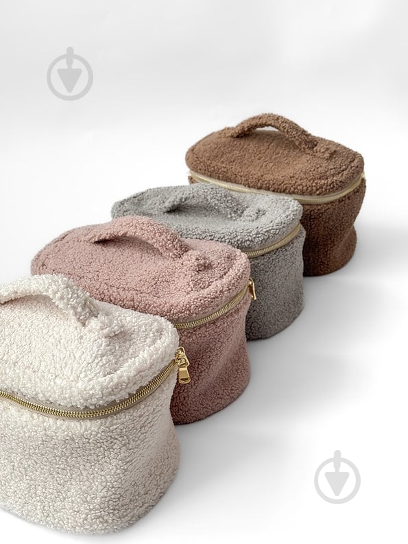 Косметичка MISO accessory TEDDY сундук коричневый - фото 7