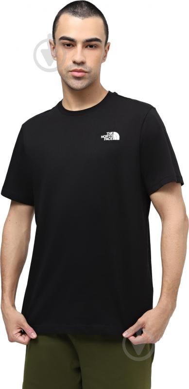 Футболка THE NORTH FACE M S/S BOX NSE TEE NF0A87NPJK31 р.2XL черный - фото 1