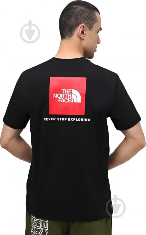 Футболка THE NORTH FACE M S/S BOX NSE TEE NF0A87NPJK31 р.2XL черный - фото 2