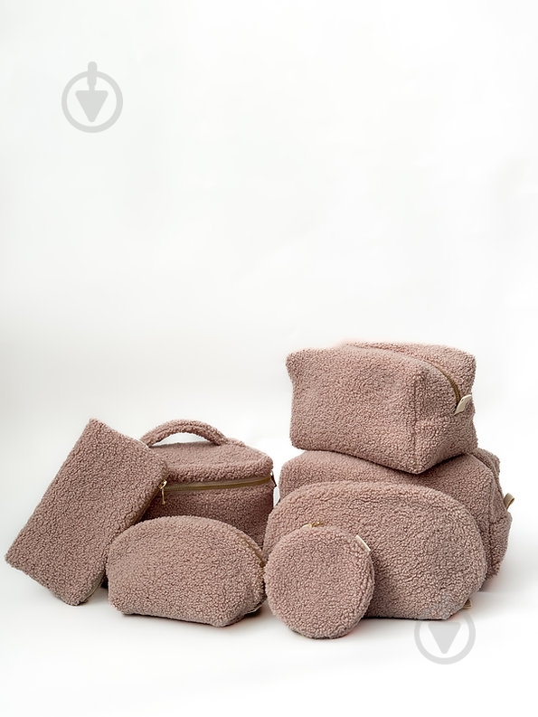 Косметичка MISO accessory TEDDY сундук пудровый - фото 2