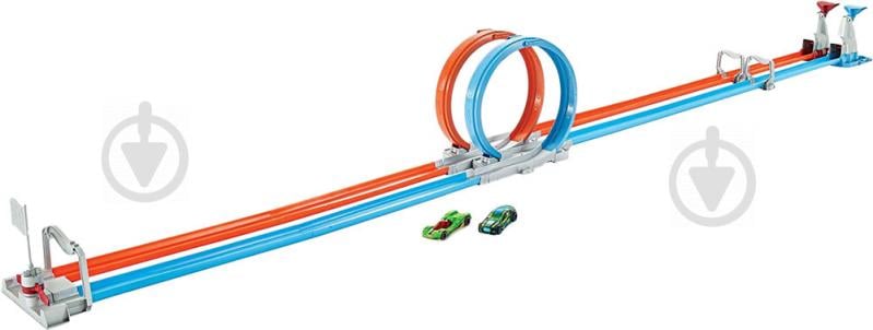 Игрушка Hot Wheels Портативный трек Двойная петля GFH85 - фото 1