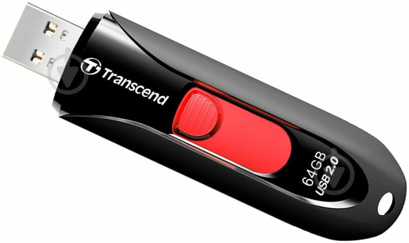 Флеш-пам'ять USB Transcend JetFlash 590 64 ГБ USB 2.0 (TS64GJF590K) - фото 2