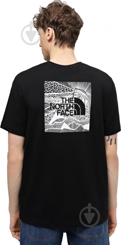 Футболка THE NORTH FACE M S/S BOX NSE CELEBRATION TEE NF0A87NVJK31 р.M чорний - фото 2