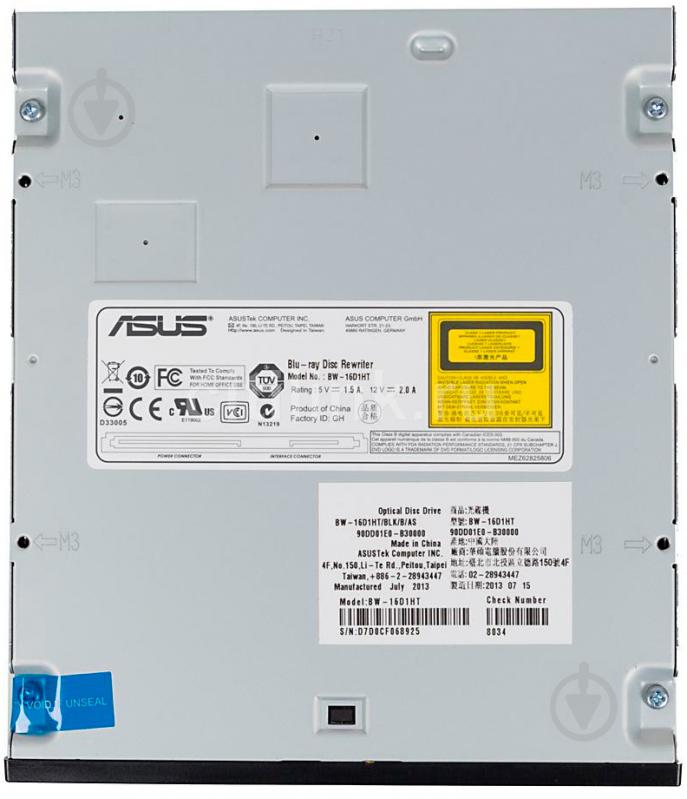 Оптический привод Asus Blu-Ray/HD-DVD BW-16D1HT/BLK/B/AS - фото 4