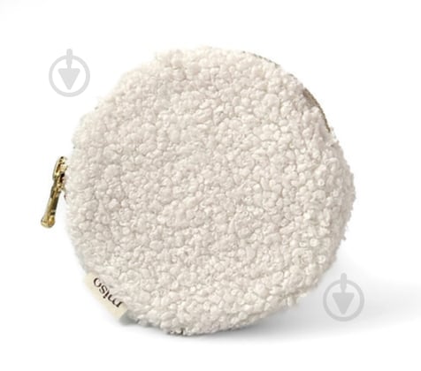 Косметичка MISO accessory TEDDY круглая белая - фото 1