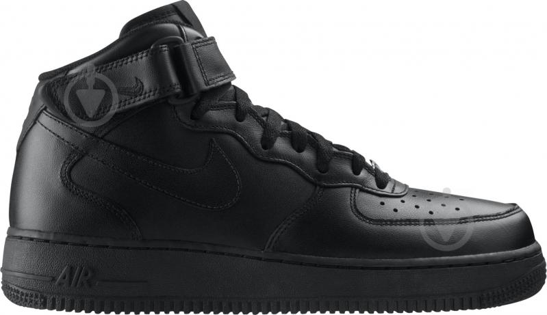 Кроссовки мужские зимние Nike AIR FORCE 1 MID 07 315123-001 р.40,5 черные - фото 2