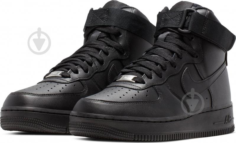 Кросівки жіночі зимові Nike AIR FORCE 1 HIGH 334031-013 р.36 чорні - фото 3