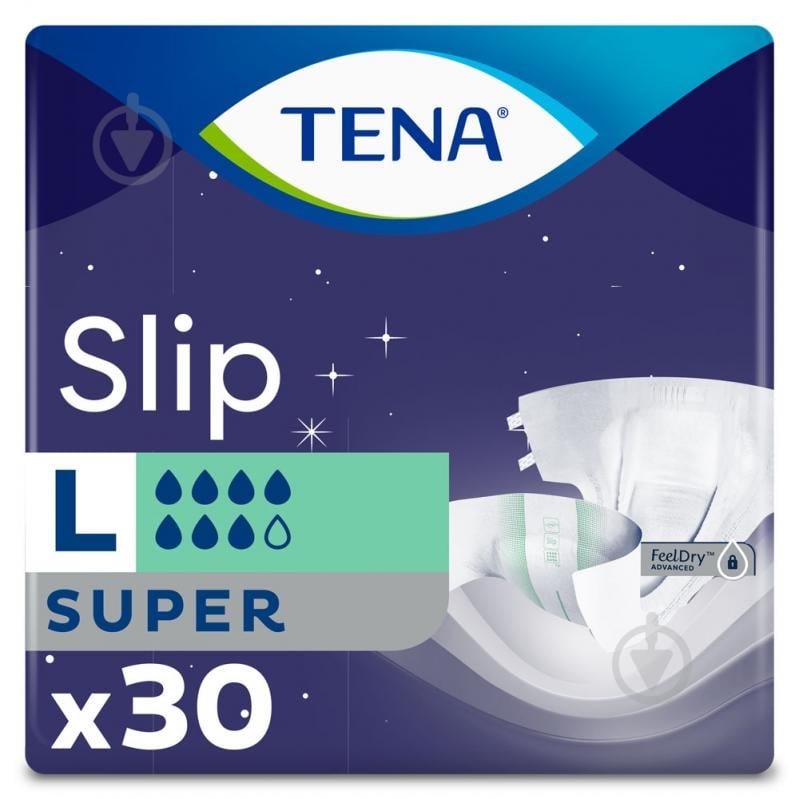 Подгузники Tena Slip Super Large 30 шт. - фото 1