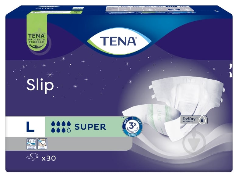 Подгузники Tena Slip Super Large 30 шт. - фото 2