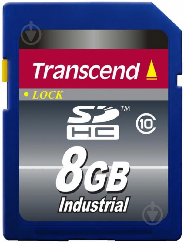 Карта памяти Transcend SDHC 8GB Class 10 Industrial (TS8GSDHC10I) - фото 1