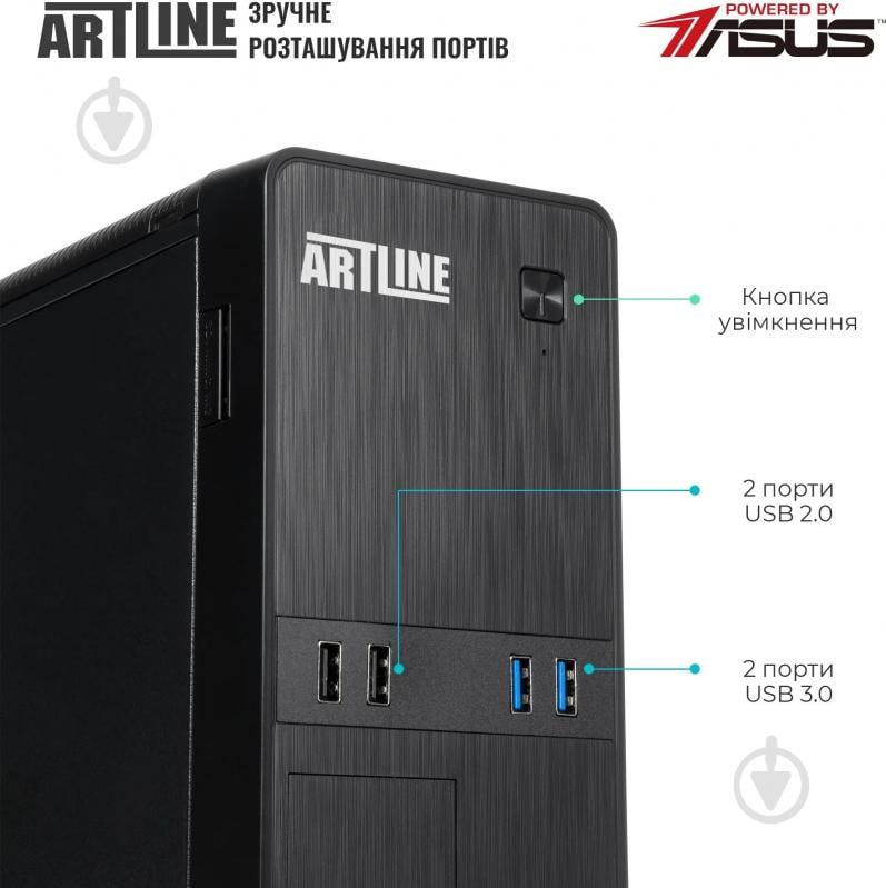 Комп'ютер Artline Business B22 Windows 11 Pro (B22v28Win) black - фото 5